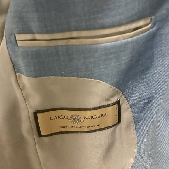 SUISTUDIO Suit Supply Classic Blazer Tailored for Women (Light Blue, 2S) - Picture 6 of 9